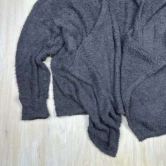 Beyond Yoga Gray Waterfall Draped Open Front Casual Cardigan Sweater Small - Picture 5 of 16